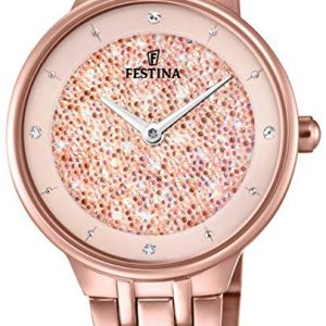 Festina Damklocka F20384-2 Mademoiselle Rosa/Roséguldstonat stål