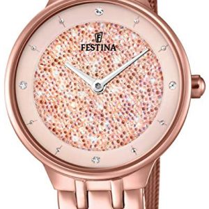 Festina Damklocka F20387-2 Mademoiselle Rosa/Roséguldstonat stål