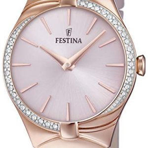 Festina Damklocka F20390-1 Mademoiselle Rosa/Läder Ø31 mm