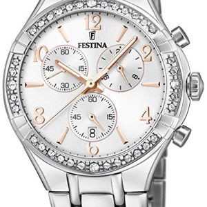 Festina Damklocka F20392-1 Vit/Stål Ø39 mm