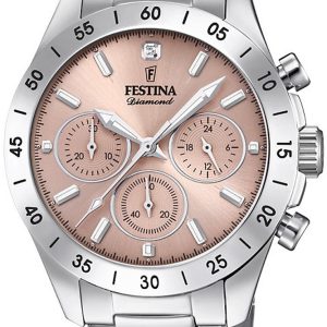 Festina Damklocka F20397-3 Roséguldstonad/Stål Ø39 mm