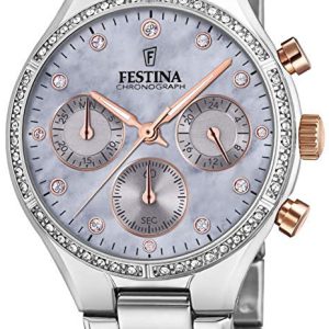 Festina Damklocka F20401-3 Grå/Stål Ø36 mm