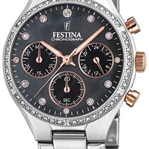 Festina Damklocka F20401-4 Svart/Stål Ø36 mm