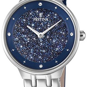 Festina Damklocka F20404-2 Mademoiselle Blå/Läder Ø31 mm