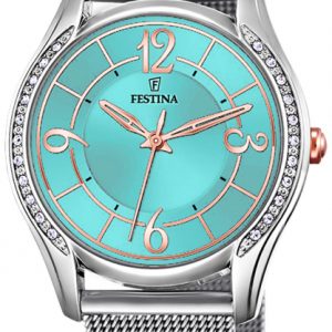 Festina Damklocka F20420-3 Boyfriend Blå/Stål Ø36 mm