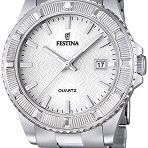 Festina Damklocka F20428-1 Silverfärgad/Stål Ø40 mm