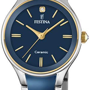 Festina Damklocka F20474-3 Blå/Keramik Ø31 mm