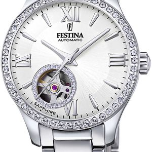 Festina Damklocka F20485-1 Vit/Stål Ø34 mm