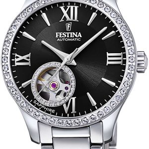 Festina Damklocka F20485-2 Svart/Stål Ø34 mm