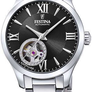 Festina Damklocka F20488-2 Svart/Stål Ø34 mm