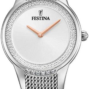 Festina Damklocka F20494-1 Silverfärgad/Stål Ø30 mm