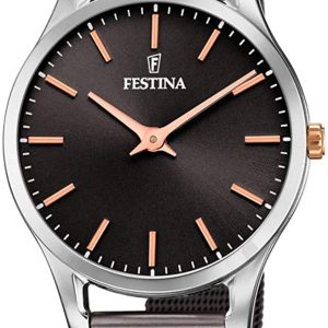 Festina Damklocka F20506-3 Svart/Stål Ø34 mm