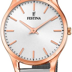 Festina Damklocka F20507-1 Silverfärgad/Stål Ø34 mm