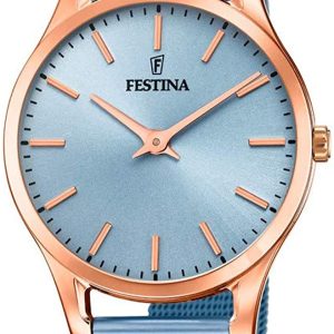 Festina Damklocka F20507-2 Blå/Stål Ø34 mm