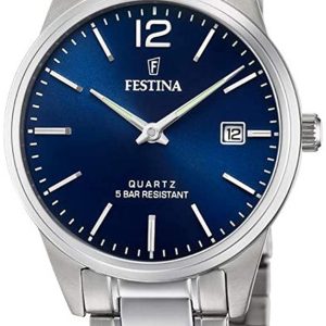 Festina Damklocka F20509-3 Blå/Stål Ø31 mm