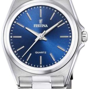 Festina Damklocka F20553-3 Blå/Stål Ø31 mm