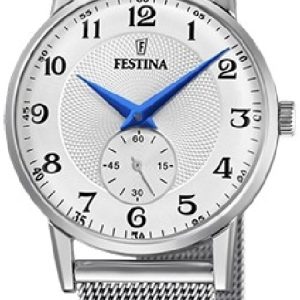 Festina Damklocka F20572-1 Retro Silverfärgad/Stål Ø29 mm