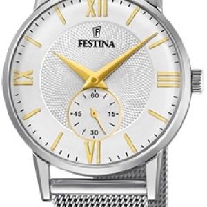 Festina Damklocka F20572-2 Retro Silverfärgad/Stål Ø29 mm