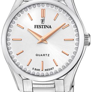 Festina Damklocka F20583-1 Mademoiselle Silverfärgad/Stål Ø35 mm