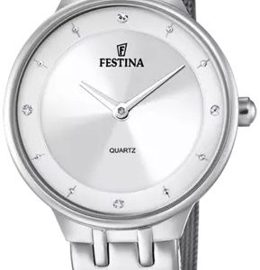 Festina Damklocka F20597-1 Mademoiselle Silverfärgad/Stål Ø30.5 mm