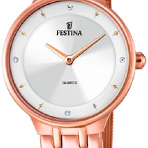 Festina Damklocka F20599-1 Mademoiselle Silverfärgad/Roséguldstonat