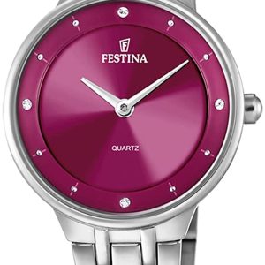 Festina Damklocka F20600-2 Mademoiselle Röd/Stål Ø30.5 mm