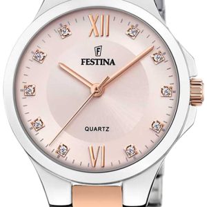 Festina Damklocka F20612-2 Mademoiselle Rosa/Roséguldstonat stål