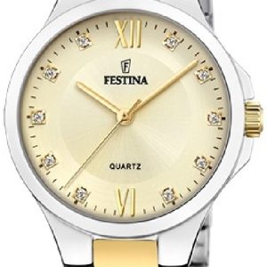 Festina Damklocka F20618-1 Mademoiselle Gulguldstonad/Gulguldtonat