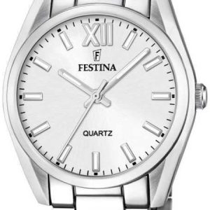 Festina Damklocka F20622-1 Boyfriend Silverfärgad/Stål Ø36.8 mm