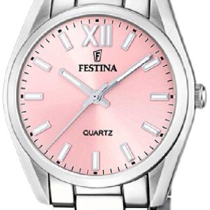 Festina Damklocka F20622-2 Boyfriend Rosa/Stål Ø36.8 mm