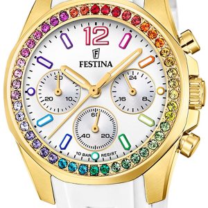 Festina Damklocka F20650-2 Other Silverfärgad/Plast Ø38 mm