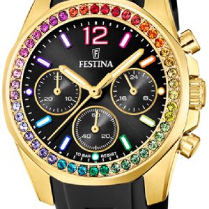 Festina Damklocka F20650-3 Trend Svart/Gummi Ø38 mm