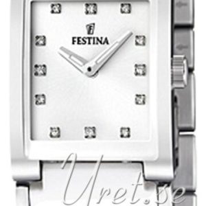 Festina Dress Damklocka F16536-3 Vit/Stål