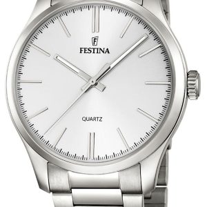 Festina F16807-1 Dress Silverfärgad/Stål Ø44 mm