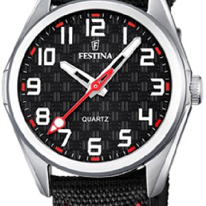 Festina F16904-C Junior Svart/Läder Ø31 mm