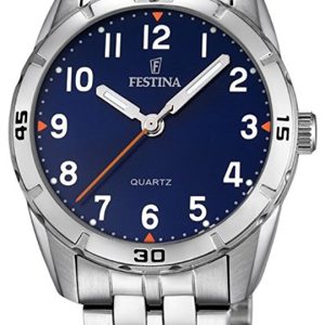 Festina F16907-2 Blå/Stål Ø33 mm