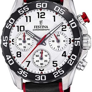 Festina F20458-1 Vit/Läder Ø36 mm