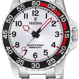 Festina F20459-1 Vit/Stål Ø36 mm