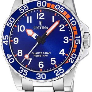 Festina F20459-2 Blå/Stål Ø36 mm