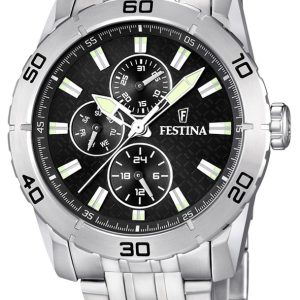 Festina Herrklocka F16606-4 Svart/Stål Ø42 mm