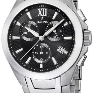 Festina Herrklocka F16678-9 Svart/Stål Ø41.5 mm