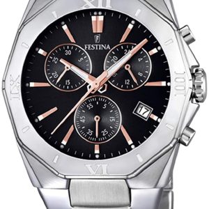 Festina Herrklocka F16757-7 Svart/Stål Ø41 mm