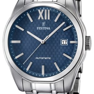 Festina Herrklocka F16884-3 Blå/Stål Ø39 mm