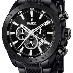 Festina Herrklocka F16889-1 Sport Svart/Stål Ø44 mm