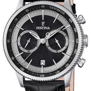 Festina Herrklocka F16893-8 Sport Flerfärgad/Läder Ø41 mm