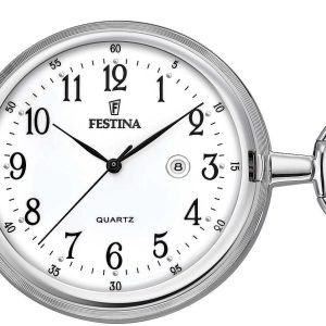 Festina Herrklocka F2023-1 Bolsillo Vit Ø49 mm