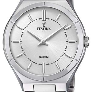 Festina Herrklocka F20244-1 Silverfärgad/Stål Ø39 mm