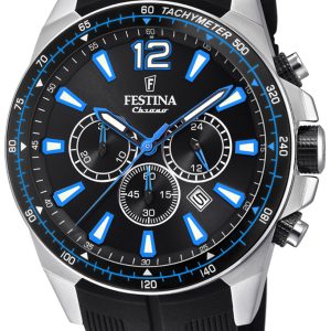 Festina Herrklocka F20376-2 Svart/Gummi Ø47 mm