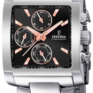 Festina Herrklocka F20423-4 Svart/Stål