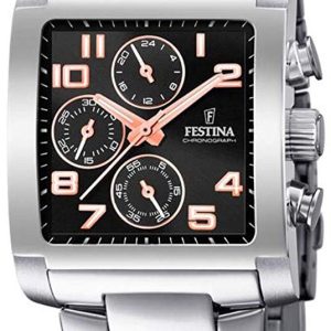 Festina Herrklocka F20423-7 Svart/Stål